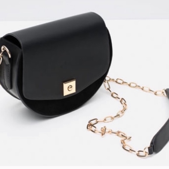 Zara Handbags - ZARA CROSSBODY LEATHER MESSENGER BAG PURSE NWT